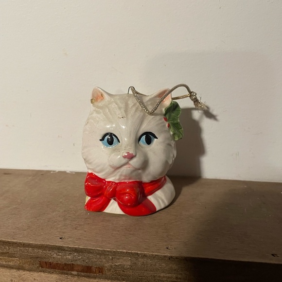 made in japan Holiday Vintage Made In Japan Ceramic Cat Christmas